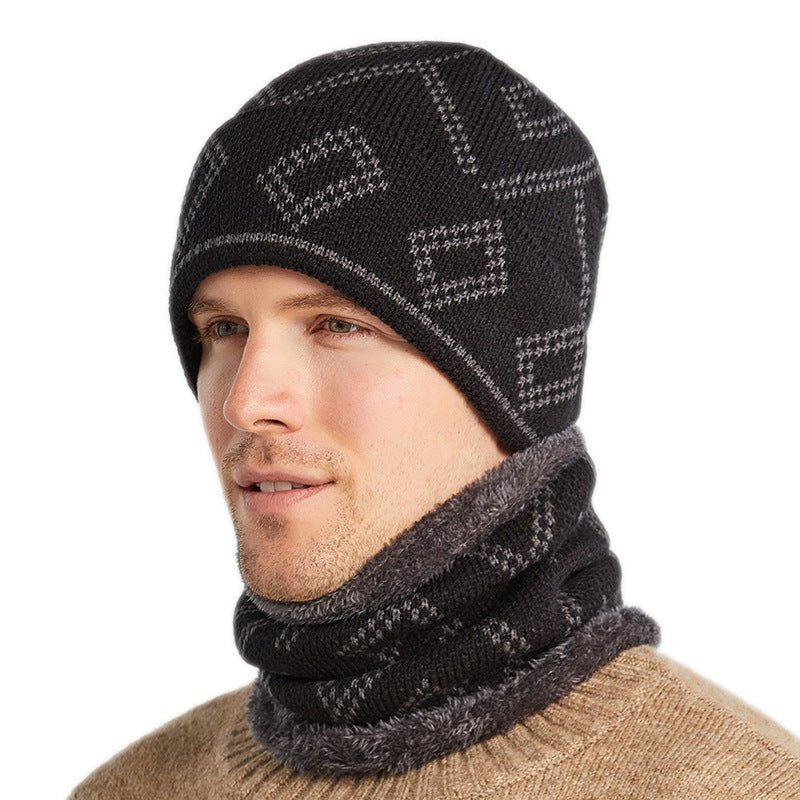 Chunky Knit Beanie – Warm Winter Hat with Thick Square Pattern Design - Urban Caps