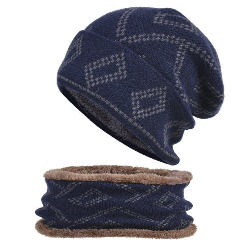 Chunky Knit Beanie – Warm Winter Hat with Thick Square Pattern Design - Urban Caps