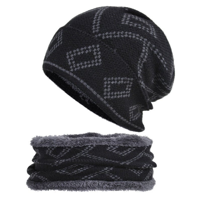 Chunky Knit Beanie – Warm Winter Hat with Thick Square Pattern Design - Urban Caps