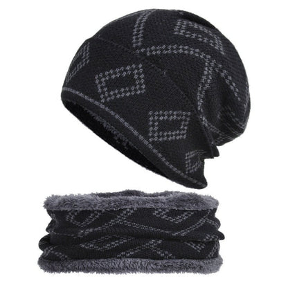 Chunky Knit Beanie – Warm Winter Hat with Thick Square Pattern Design - Urban Caps