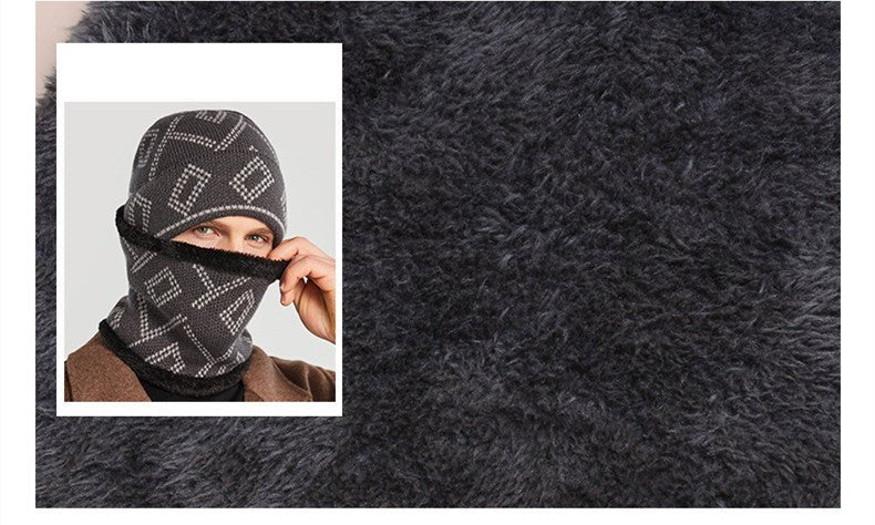 Chunky Knit Beanie – Warm Winter Hat with Thick Square Pattern Design - Urban Caps