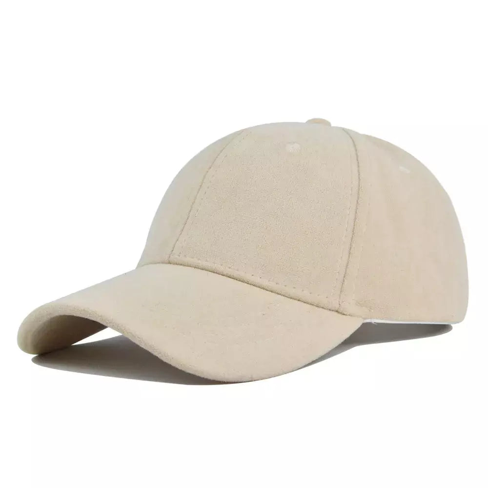 Urban Caps Classic Suede Baseball Cap – Adjustable Vegan Suede Hat
