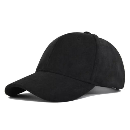 Urban Caps Classic Suede Baseball Cap – Adjustable Vegan Suede Hat