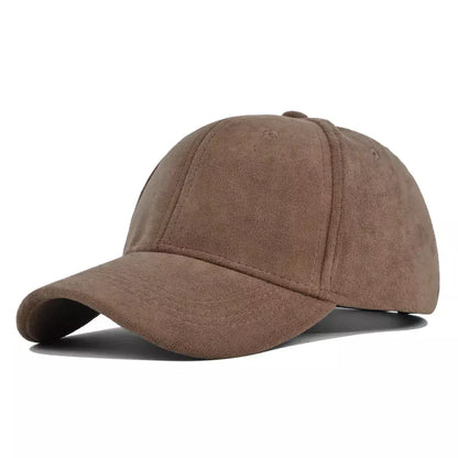 Urban Caps Classic Suede Baseball Cap – Adjustable Vegan Suede Hat