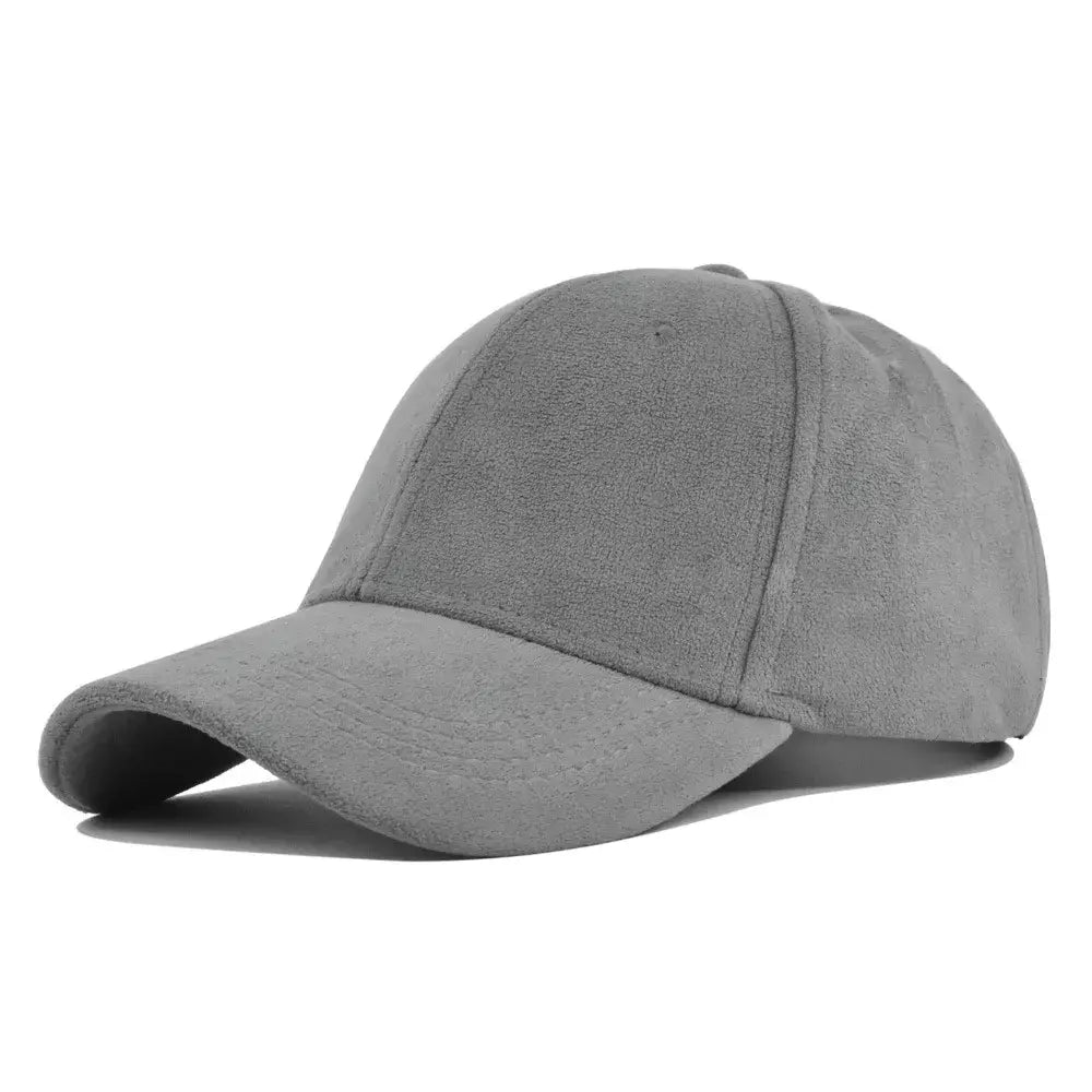 Urban Caps Classic Suede Baseball Cap – Adjustable Vegan Suede Hat