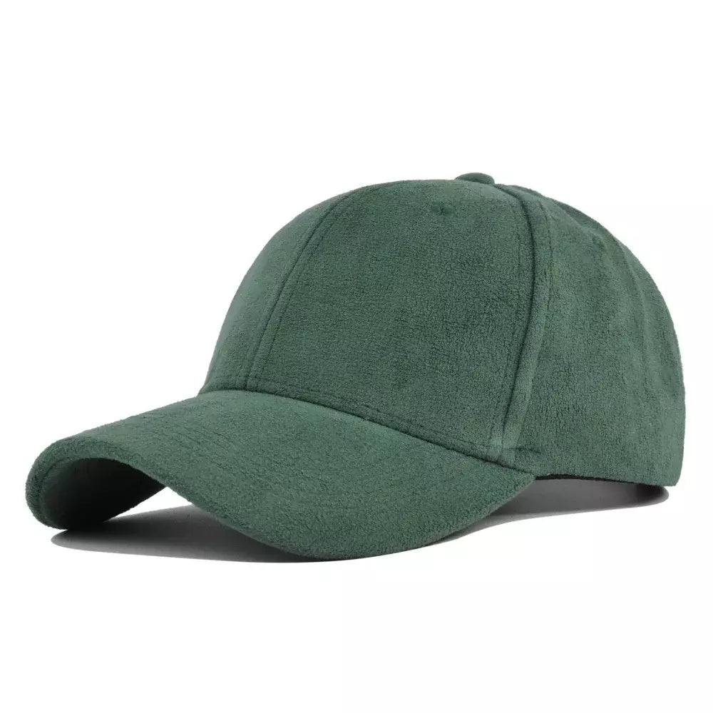Urban Caps Classic Suede Baseball Cap – Adjustable Vegan Suede Hat
