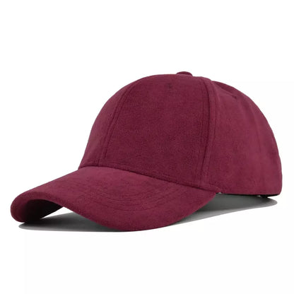 Urban Caps Classic Suede Baseball Cap – Adjustable Vegan Suede Hat