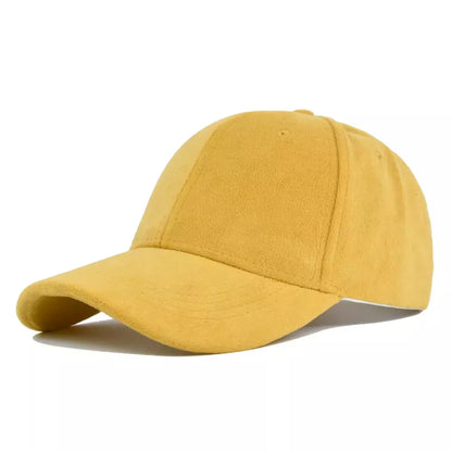 Urban Caps Classic Suede Baseball Cap – Adjustable Vegan Suede Hat