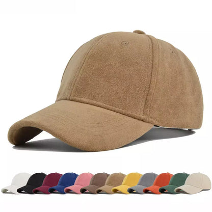 Urban Caps Classic Suede Baseball Cap – Adjustable Vegan Suede Hat