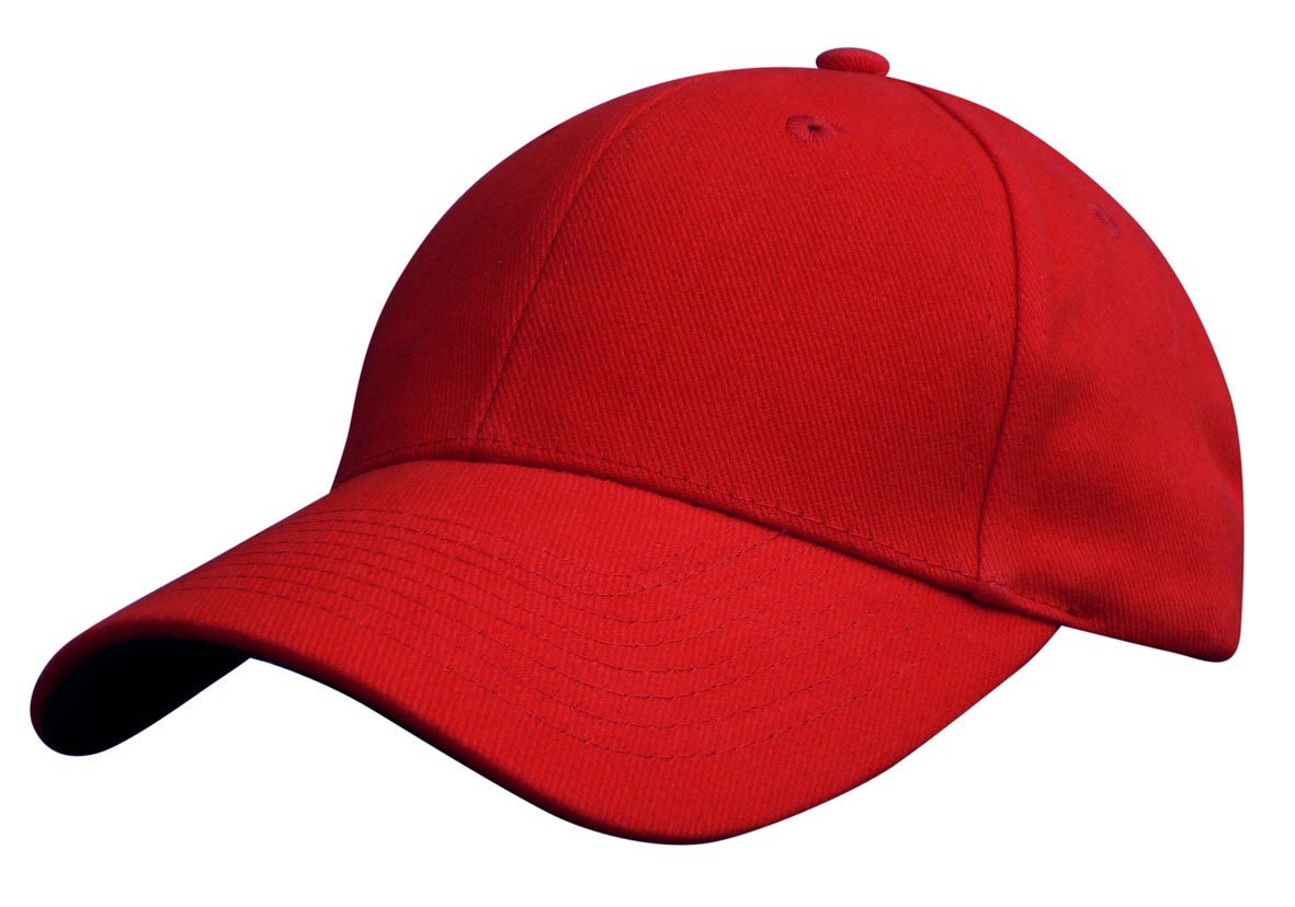 Contrast Cap – Heavy Brushed Cotton, Structured 6 - Panel, Adjustable Velcro Fit - Urban Caps