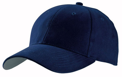 Contrast Cap – Heavy Brushed Cotton, Structured 6 - Panel, Adjustable Velcro Fit - Urban Caps