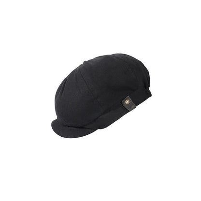 Cotton Newsboy Cap – Retro Octagonal Flat Cap | Breathable Unisex Hat - Urban Caps
