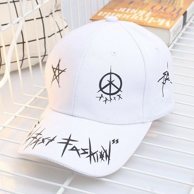Custom Graffiti Snapback Baseball Caps Black And White Patchwork Men Women Hip Hop Fashion Casual Hat - Urban Caps