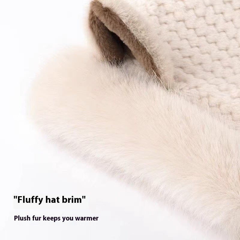 Cute Winter Warm Fox Ear Hat Scarf - Urban Caps