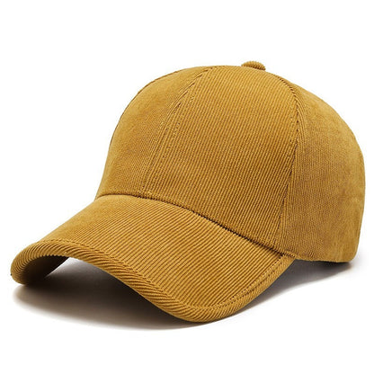 Four Seasons Corduroy Color Baseball Cap Casual All-matching - Urban Caps 