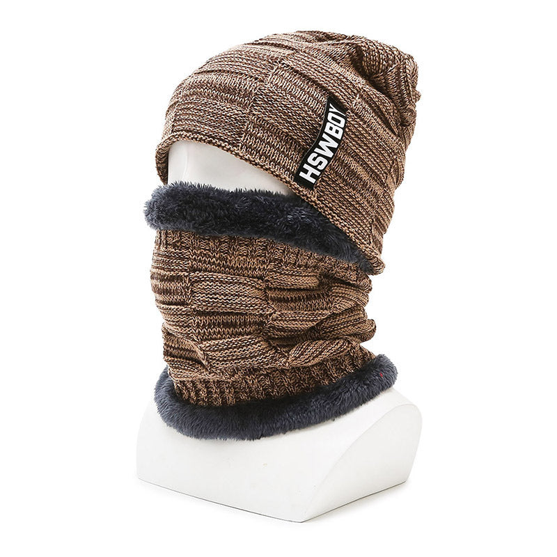 Hat Men's Winter Fleece Lined Padded Warm Keeping Woolen Knitted Hat - Urban Caps 