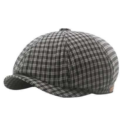 Casual British Small Lattice Beret Retro - Urban Caps 