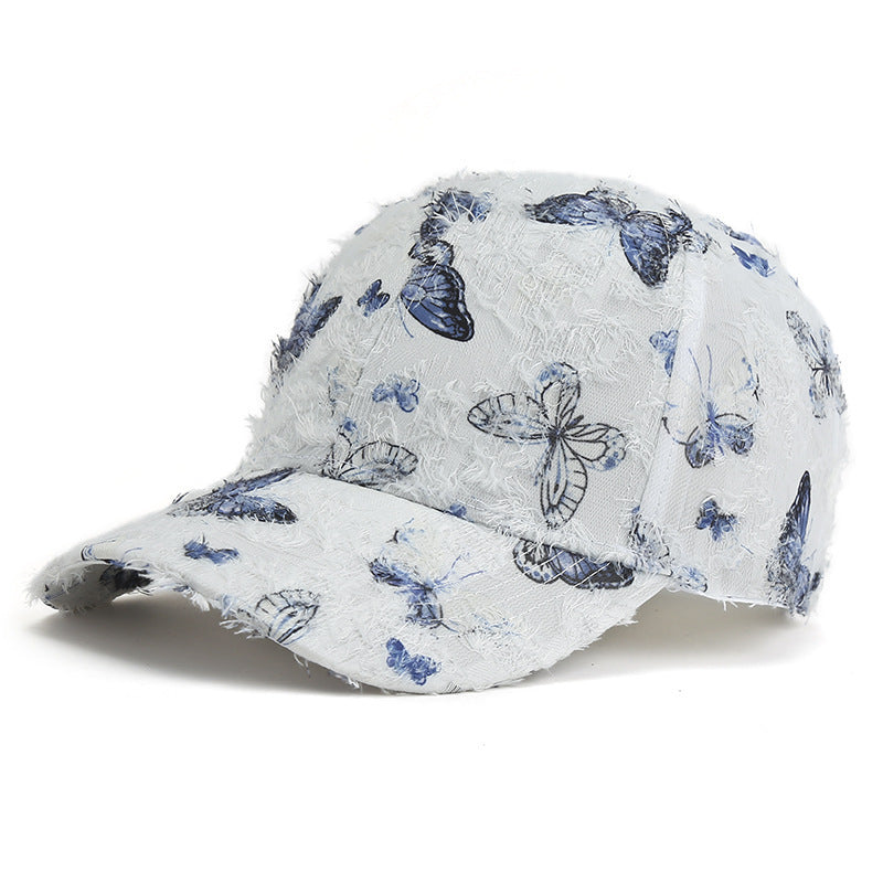 Spring And Summer Korean Fashion Women's Butterfly Baseball Cap - Urban Caps 