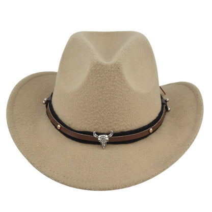 Cowhead Western Cowboy Hat Cornice - Urban Caps 