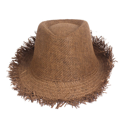 Top Men's Old Top Hats Straw Hats Summer Sun - Urban Caps 