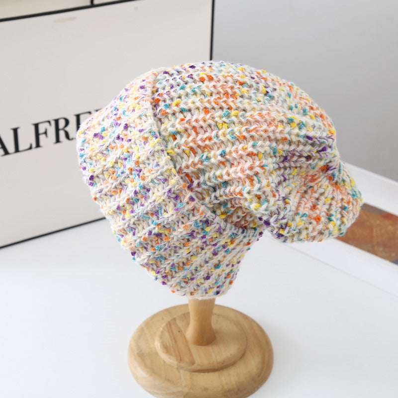 Women's Fashion Casual Hundred With Woolen Hat - Urban Caps 