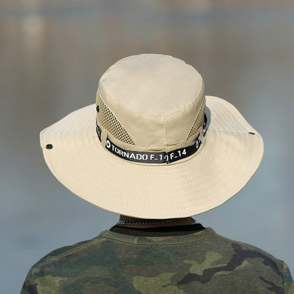 Mountaineering Fishing Sunscreen Travel Breathable Large Eave Visor Hat For Men - Urban Caps 