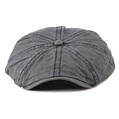 Spring And Autumn New Washed Pure Cotton Men Beret - Urban Caps 