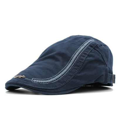 Men’s Retro Cotton Sun Cap – Embroidered Dome Style | Adjustable Fit - Urban Caps 