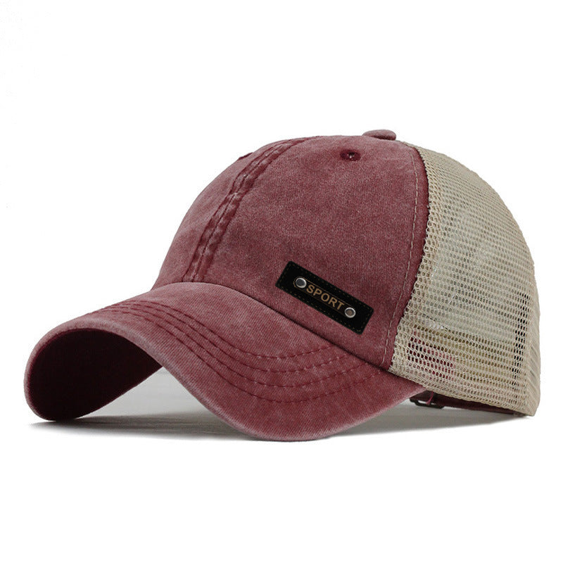 New Cotton Women's Outdoor Baseball Hat Wash - Urban Caps 