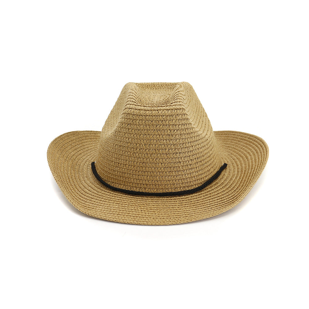 Shade Outdoor Beach Big Brim Cowboy Straw Hat - Urban Caps 