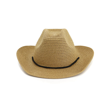 Shade Outdoor Beach Big Brim Cowboy Straw Hat - Urban Caps 