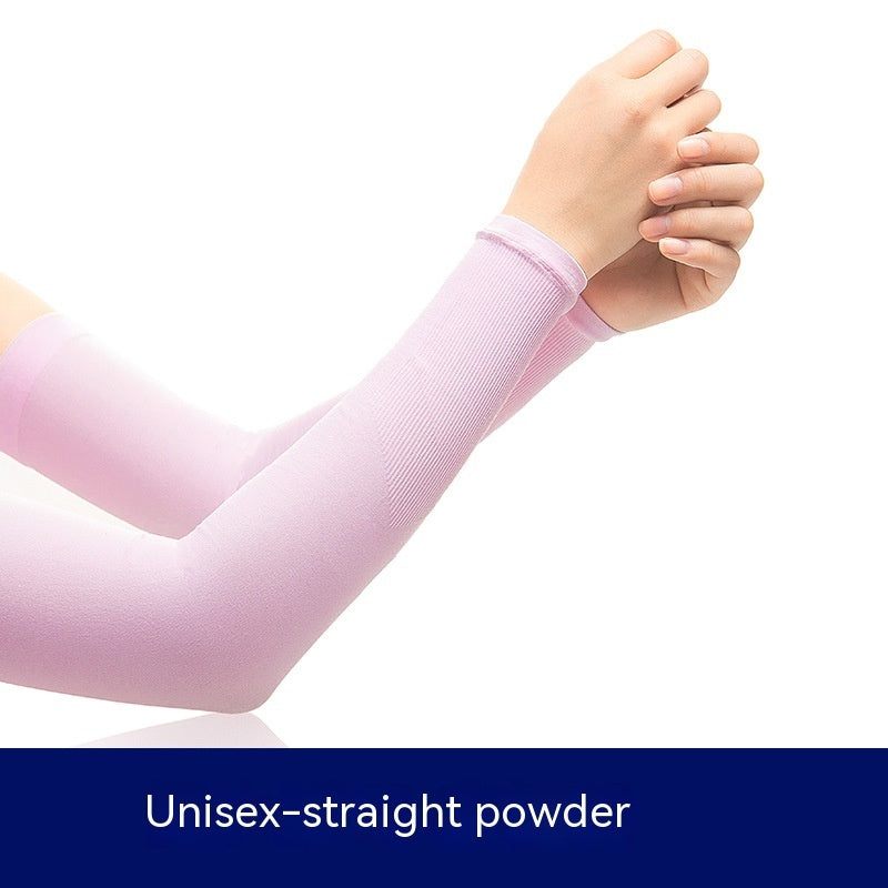 Cooling UV Protection Arm Sleeves NZ | Ice Silk Sun Sleeves with Thumb Hole
