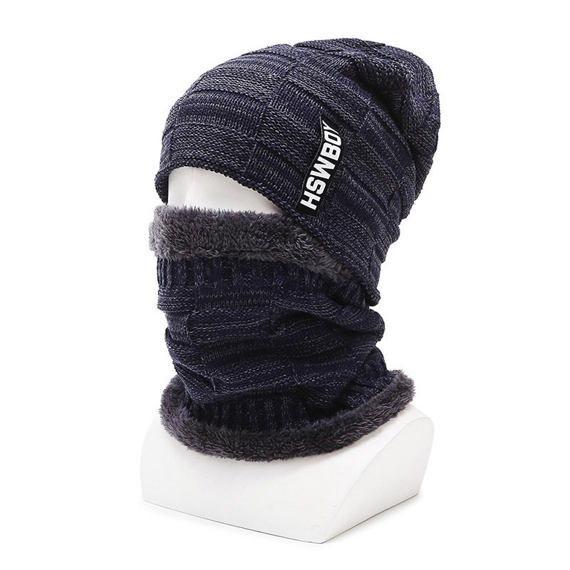 Hat Men's Winter Fleece Lined Padded Warm Keeping Woolen Knitted Hat - Urban Caps 