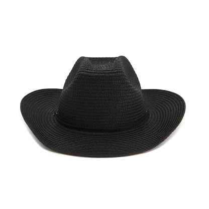 Shade Outdoor Beach Big Brim Cowboy Straw Hat - Urban Caps 