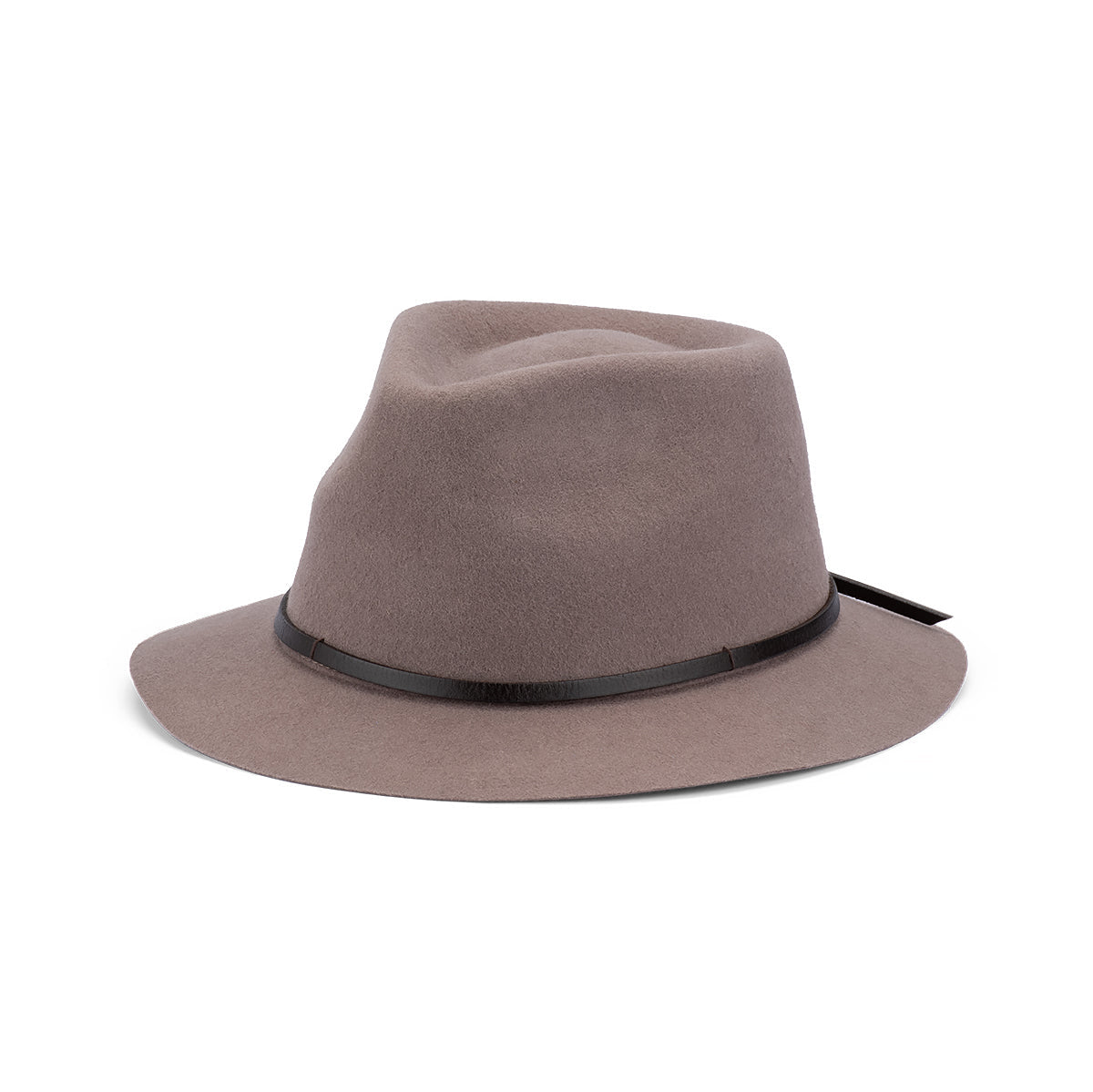 DEMI – AUSTRALIAN WOOL FELT SMALL BRIM FEDORA (SALE) - Urban Caps