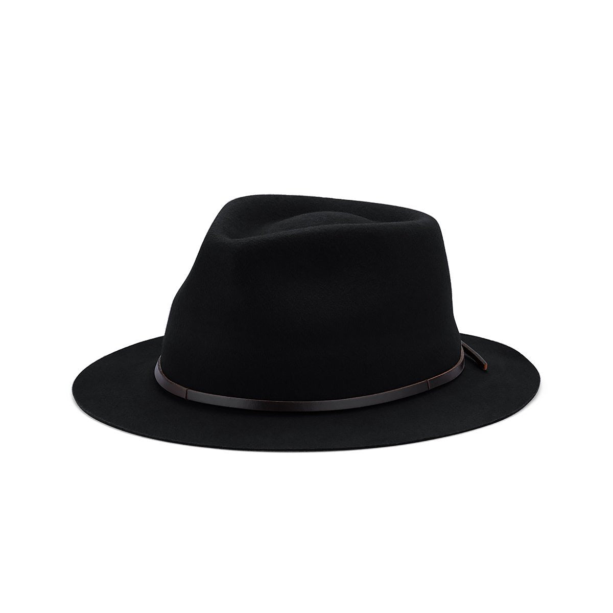 DEMI – AUSTRALIAN WOOL FELT SMALL BRIM FEDORA (SALE) - Urban Caps