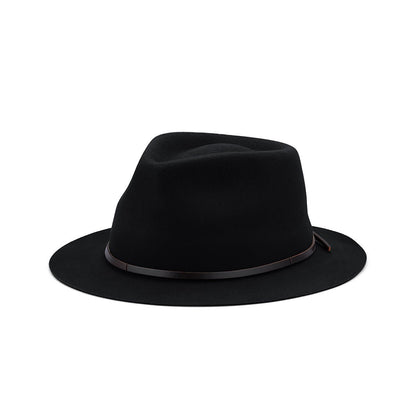 DEMI – AUSTRALIAN WOOL FELT SMALL BRIM FEDORA (SALE) - Urban Caps