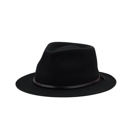 DEMI – AUSTRALIAN WOOL FELT SMALL BRIM FEDORA (SALE) - Urban Caps