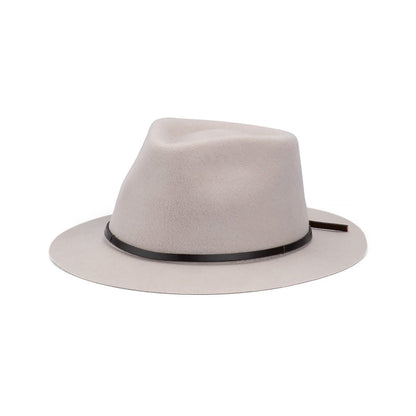 DEMI – AUSTRALIAN WOOL FELT SMALL BRIM FEDORA (SALE) - Urban Caps