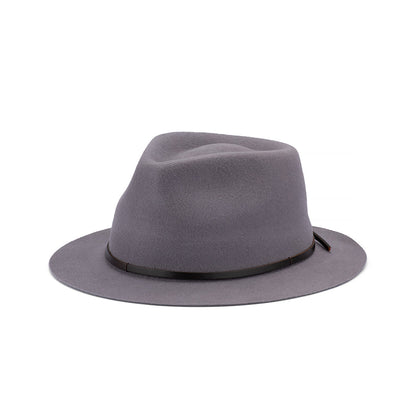 DEMI – AUSTRALIAN WOOL FELT SMALL BRIM FEDORA (SALE) - Urban Caps
