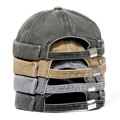 Denim Cotton Docker Cap - Timeless Denim Look With Clean Lines And Classic Appeal