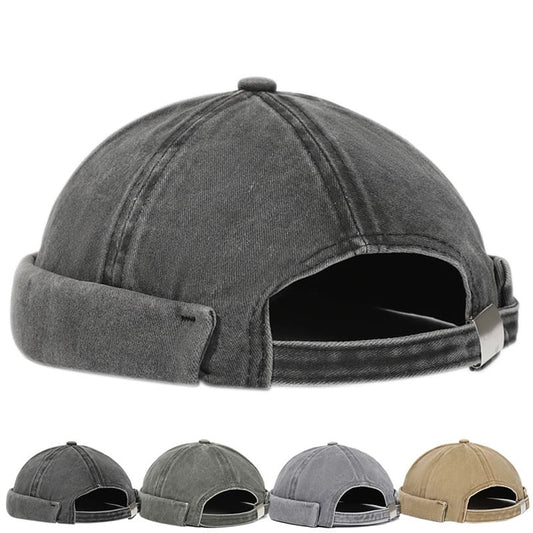 Denim Cotton Docker Cap - Timeless Denim Look With Clean Lines And Classic Appeal