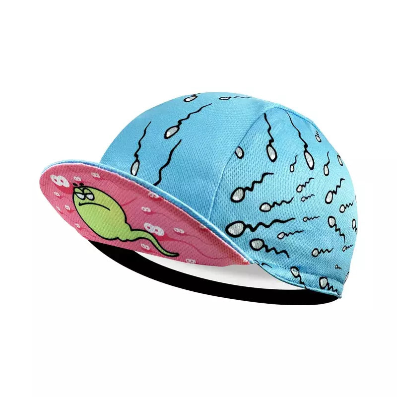 Urban Graphic Cycling Cap Adjustable Breathable Bike Hat