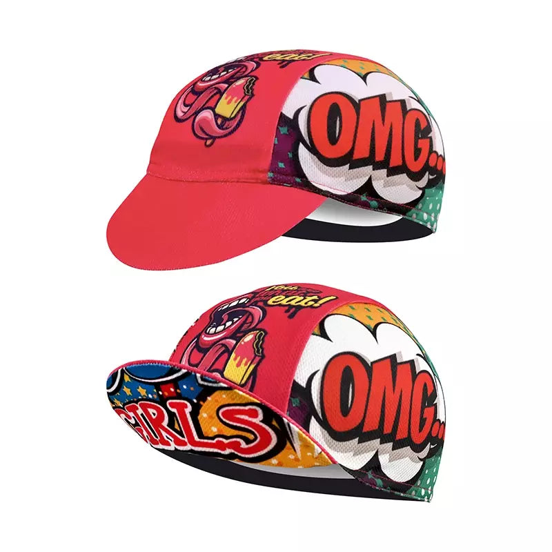 Urban Graphic Cycling Cap Adjustable Breathable Bike Hat