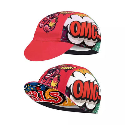 Urban Graphic Cycling Cap Adjustable Breathable Bike Hat
