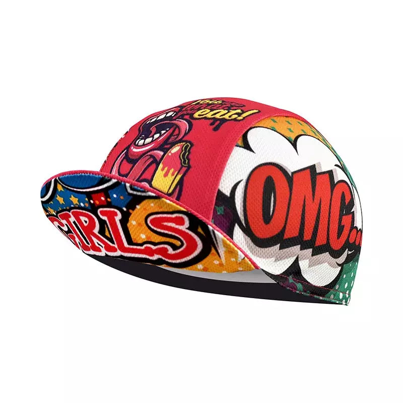 Urban Graphic Cycling Cap Adjustable Breathable Bike Hat