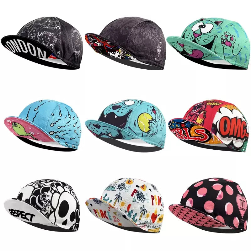 Urban Graphic Cycling Cap Adjustable Breathable Bike Hat