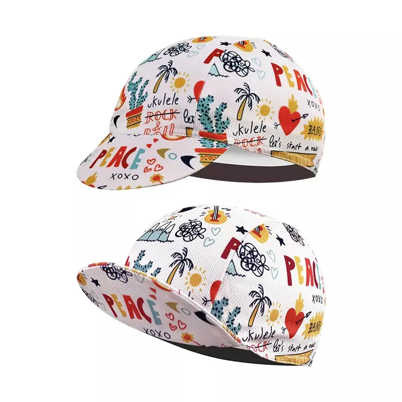 Urban Graphic Cycling Cap Adjustable Breathable Bike Hat