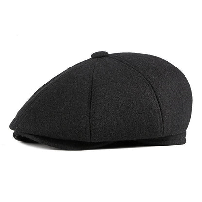 Men's Cap With Warm Ear Protection Beret - Urban Caps 