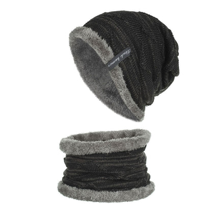 Diagonal hook hat bib knitted woolen hat - Urban Caps